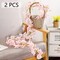 2pcs 11.8ft Artificial Cherry Blossom Flower Vines Fake Flower Garland Outdoors